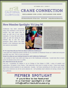 Cal Clubhouse Newsletter October